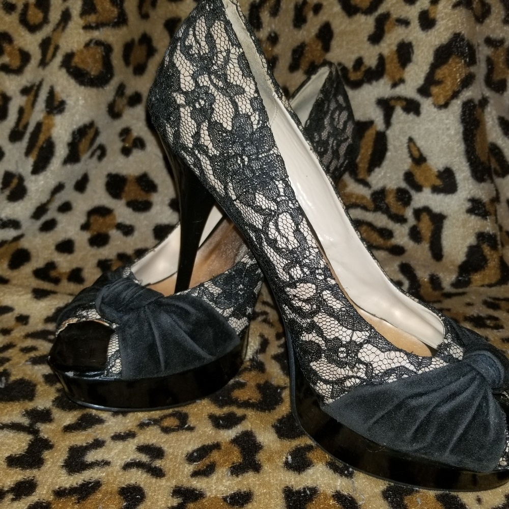 Lace Heels